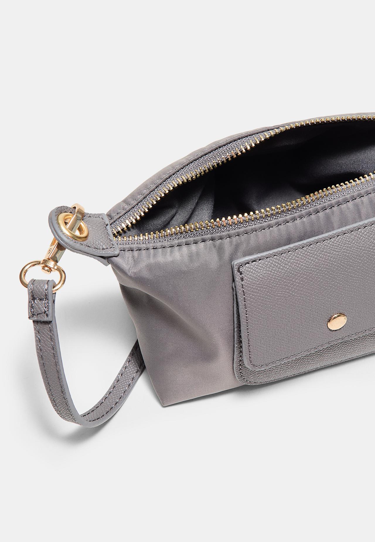 Contrast mini bag — Stone