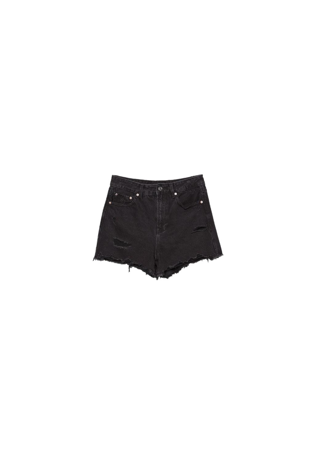 D75 Short en jean déchiré