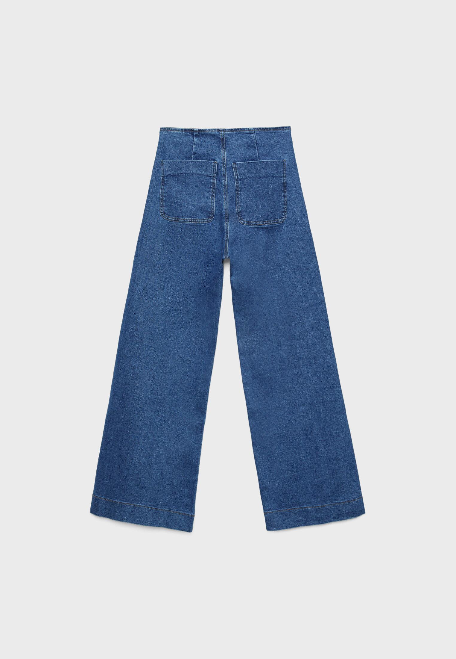 D77 Minimalist jeans with pockets — MEDIUM DENIM WASH