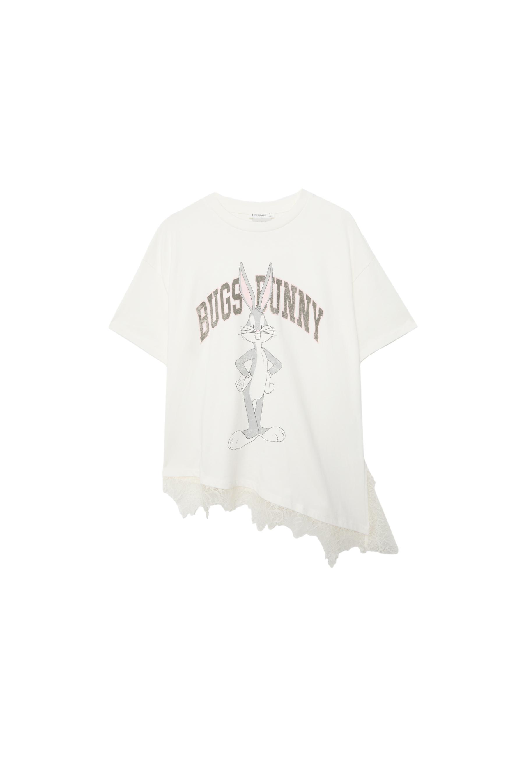 Bugs Bunny lace T-shirt — Vanilla