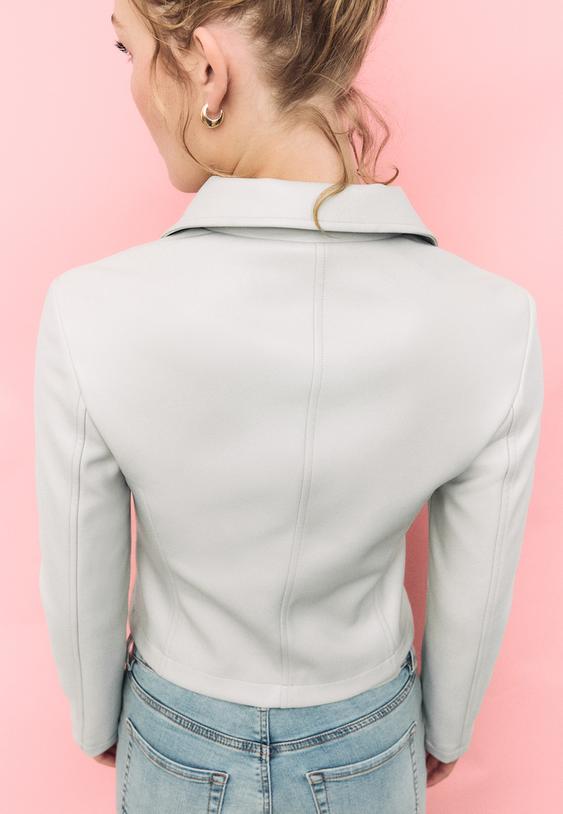 Вталено Яке От Изкуствена Кожа