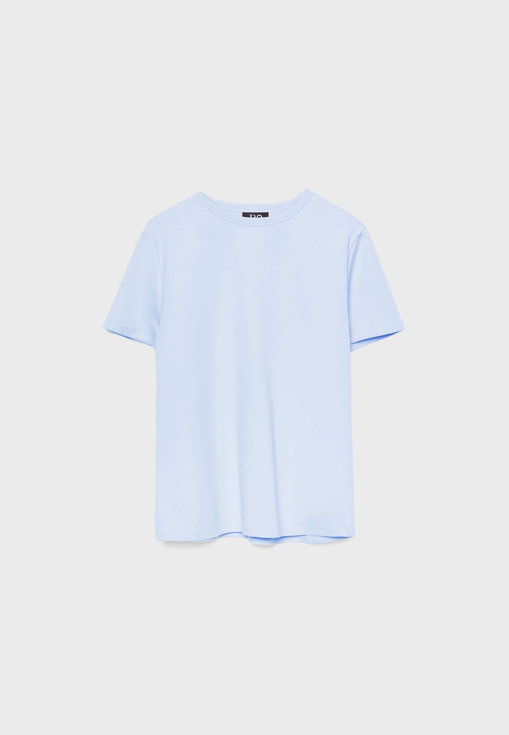 Basic T-Shirt mit weichem Griff und regulärem Schnitt