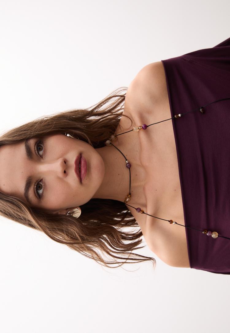 camiseta asimetrica modal
