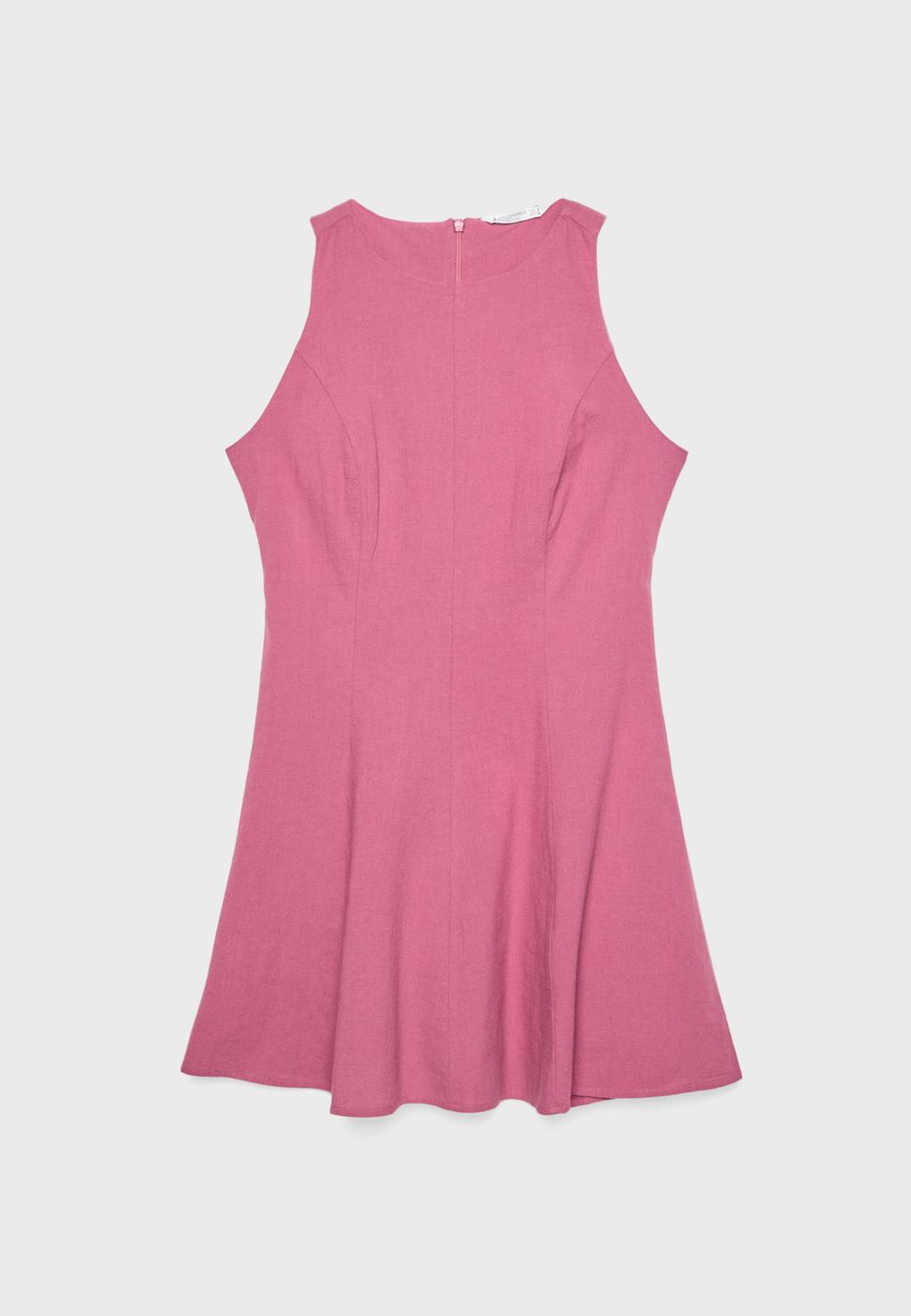 Vestido corto fluido