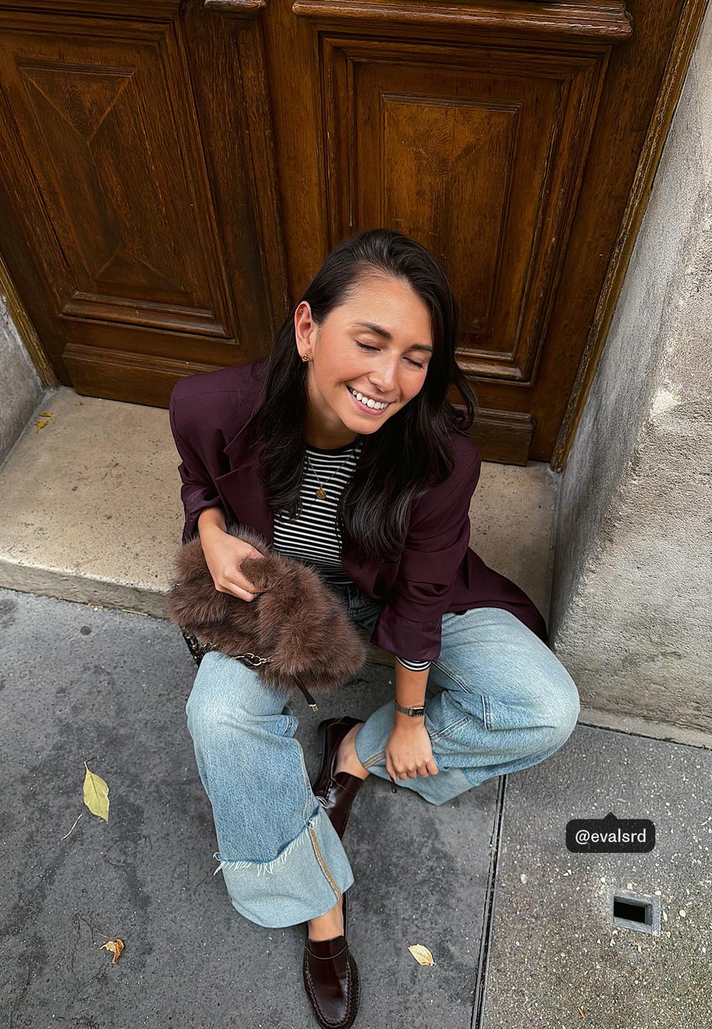 D65 Rak modell med uppvikta jeans