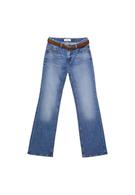 D68 kemerli bootcut jean - Görsel 17