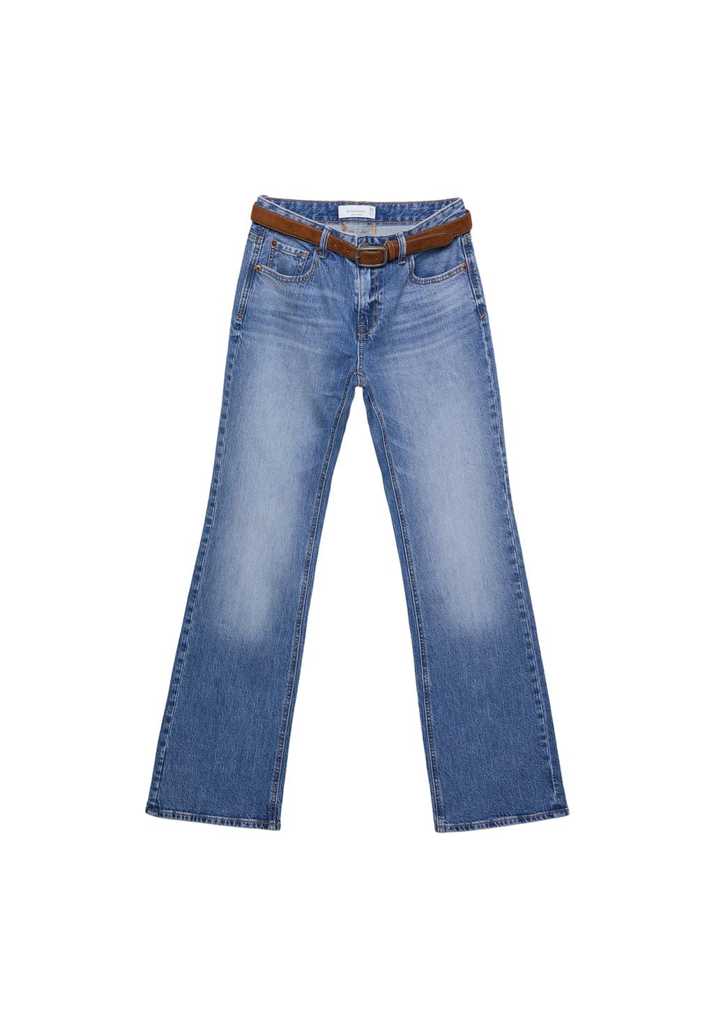 D68 Jeans bootcut fit riem