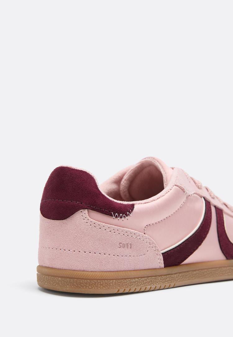  Stradivarius S011 Βασικά Ρετρό Αθλητικά Παπούτσια Ροζ 37 - 3