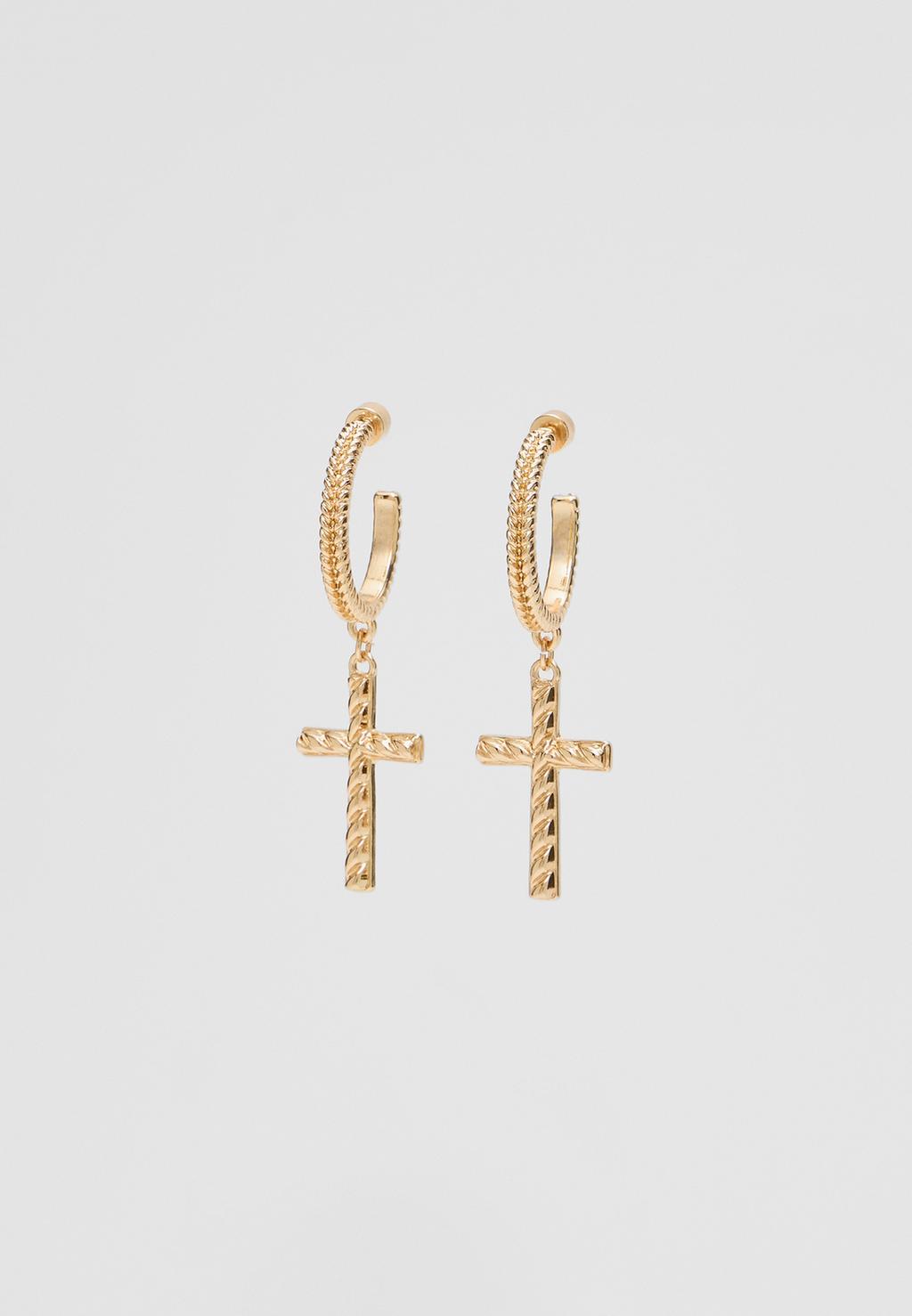 Boucles d’oreilles croix