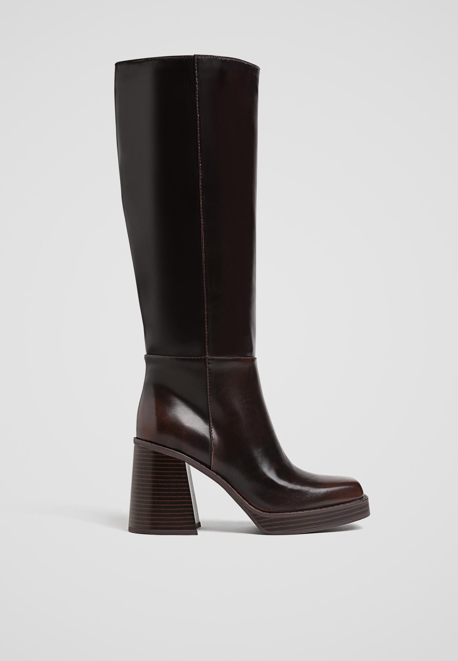 Over the knee boots orders stradivarius