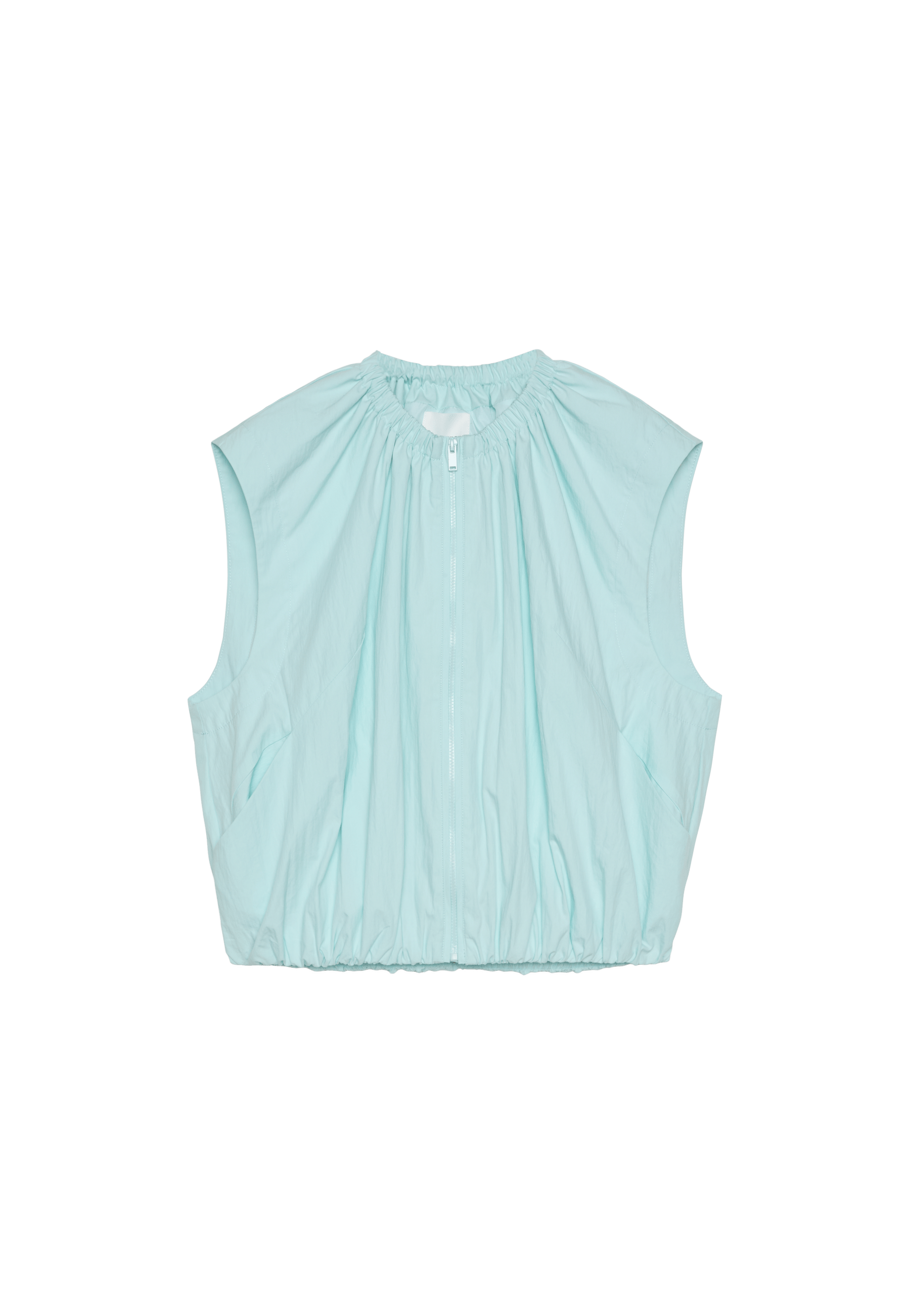 Technical volume waistcoat — Pastel green