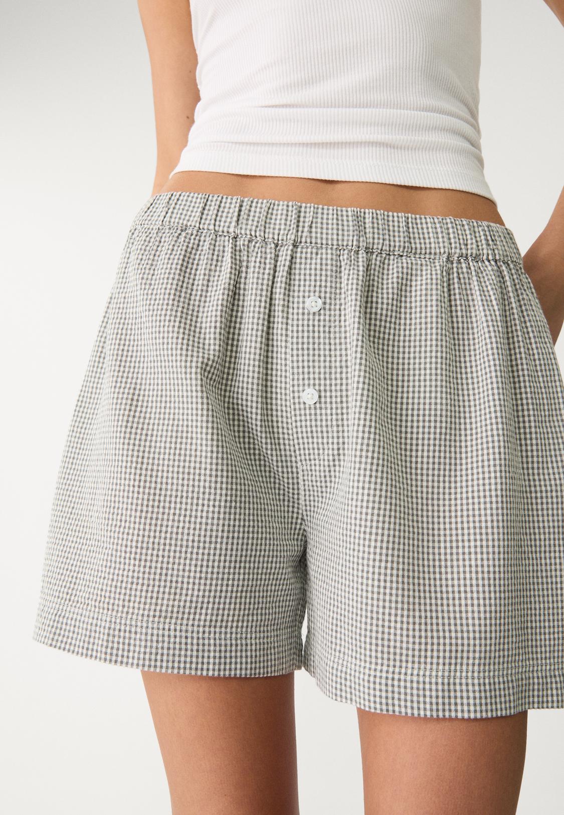 Boxer Stradivarius Pantalon Gris Boxer Jogging Gris Femme