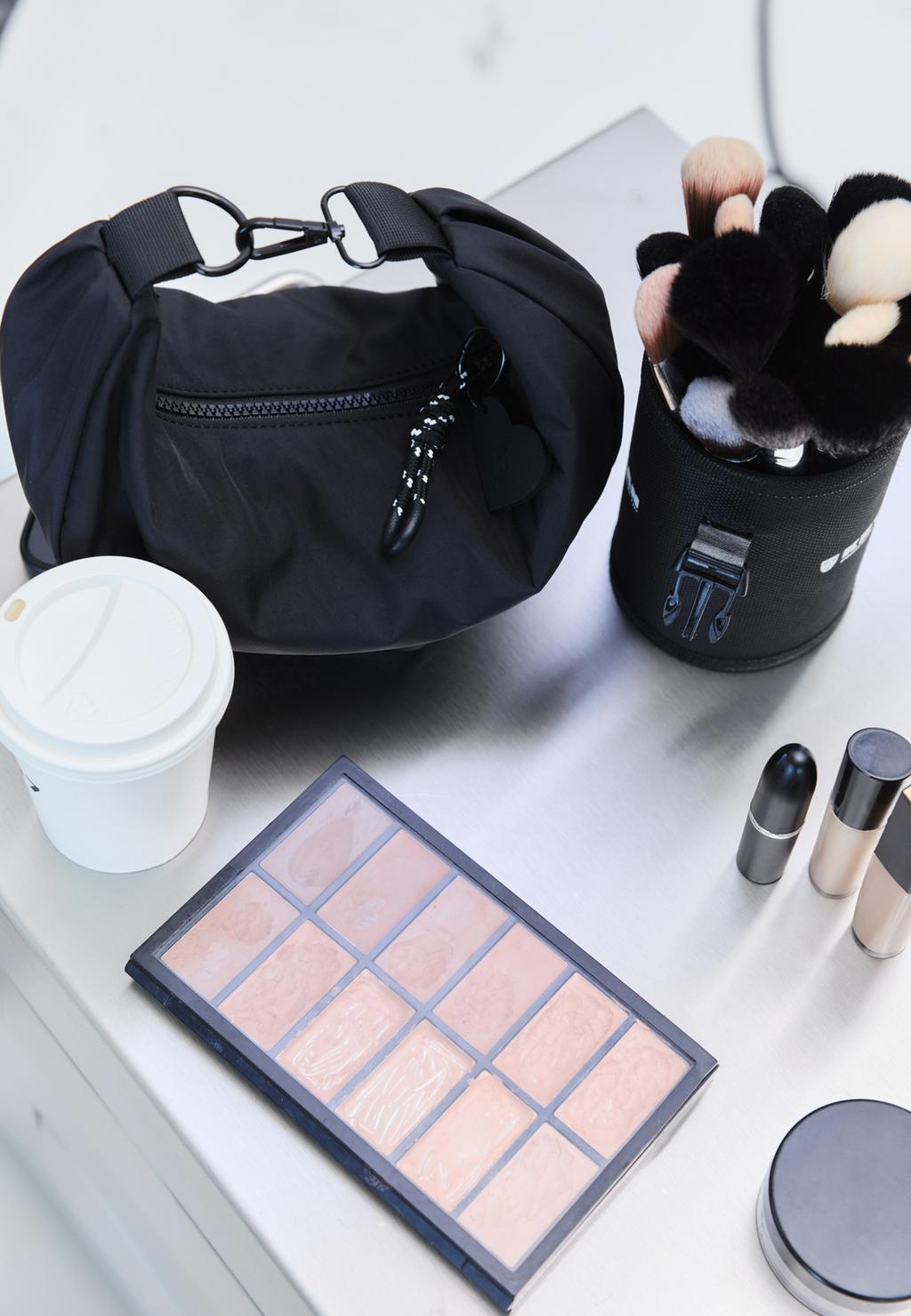 Stoffen schoudertas maan