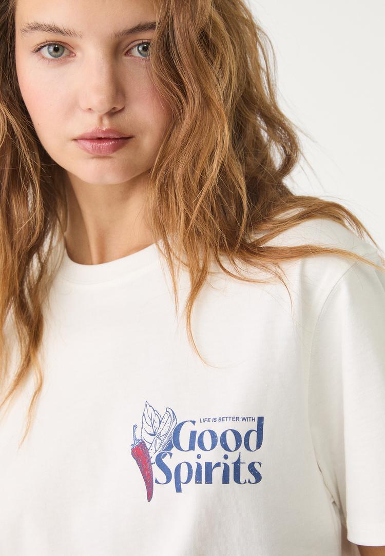 camiseta oversize estampados