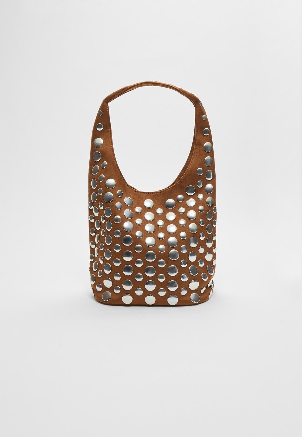 Sac bandoulière à clous