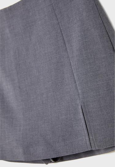 Side split skort — Dark grey 9