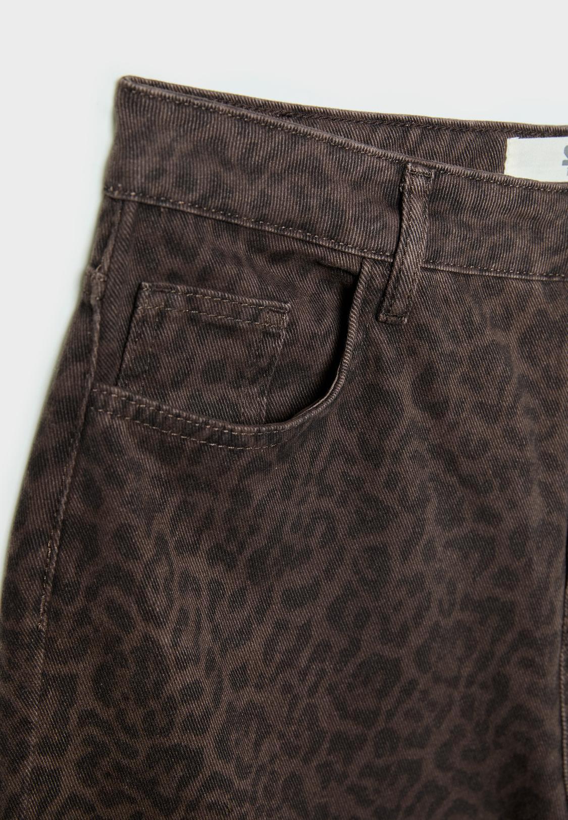 Leopard print baggy jeans Women's fashion Stradivarius Serbia