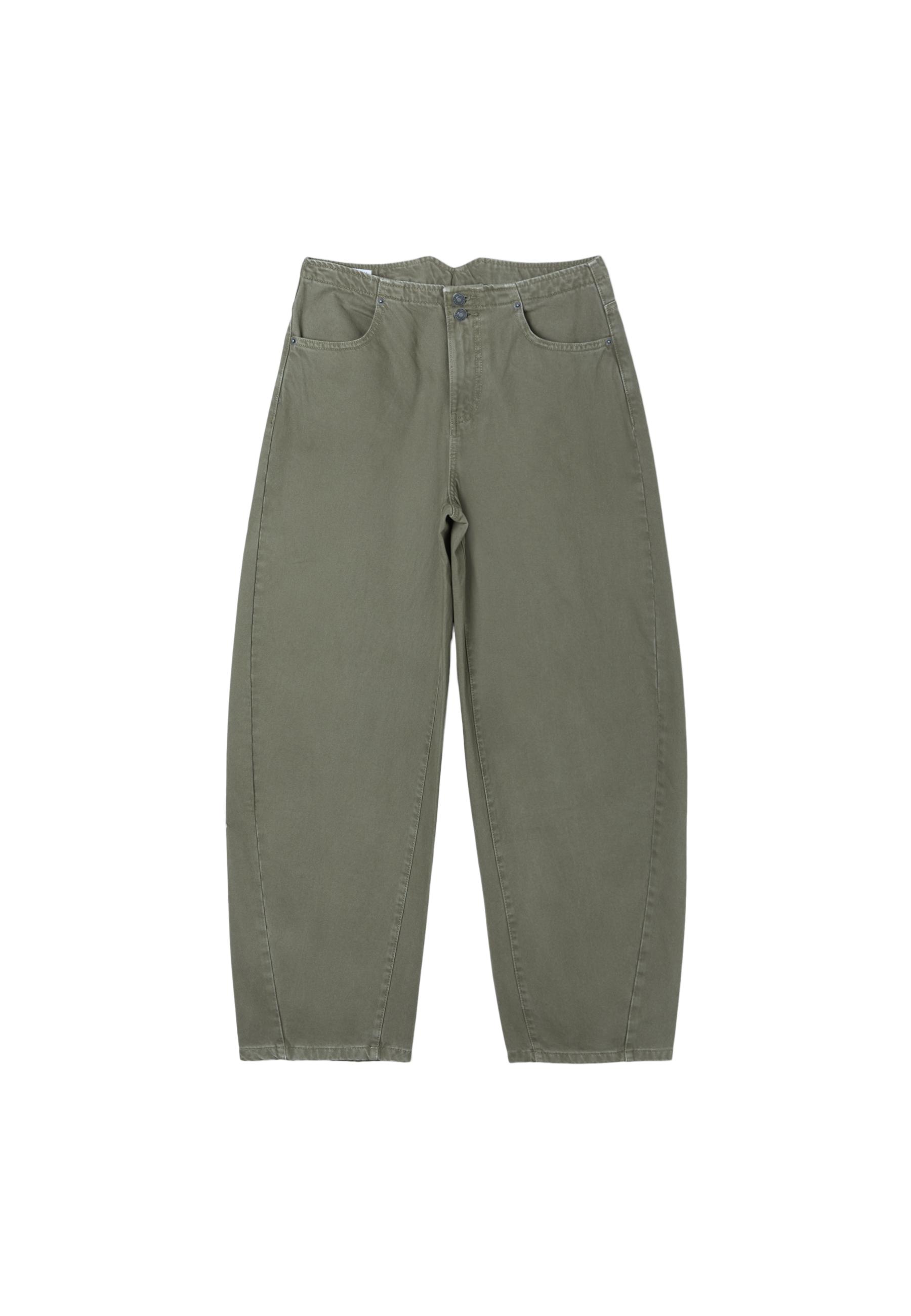 Stradivarius Ayarlanabilir belli barrel jean görsel 2