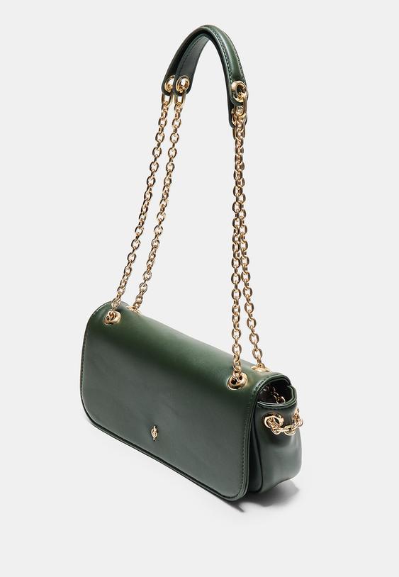bolso bandolera cadena logo