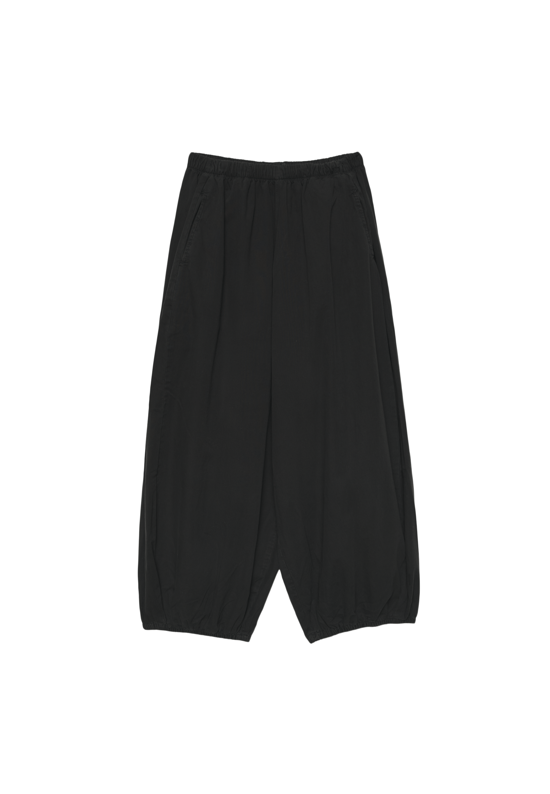 Poplin bloomer trousers — Black