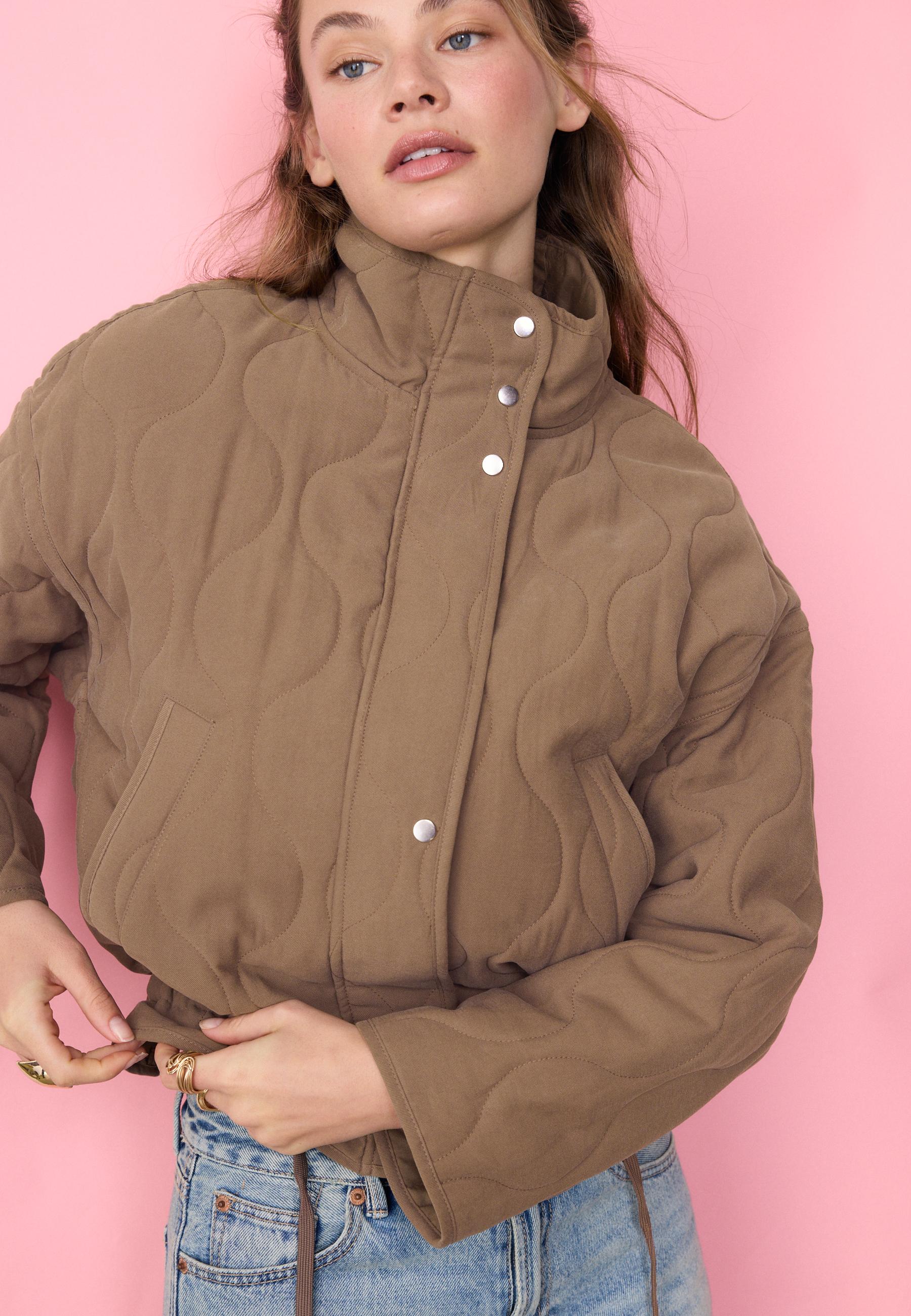 Puffer jacket — Brown