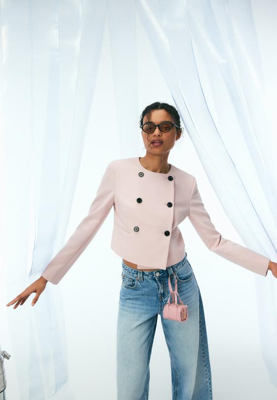 Kratki Sako Okruglog Ovratnika