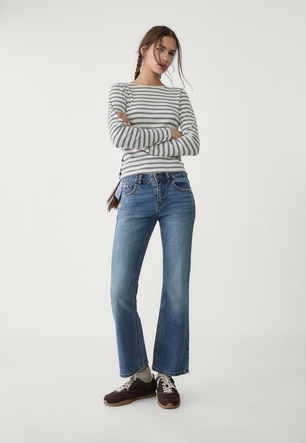 Jean cropped flare