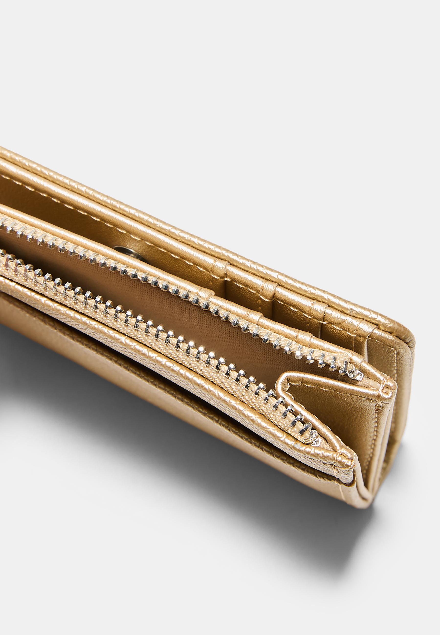SAFFIANO CARD HOLDER PURSE — Yellow (alternate view)