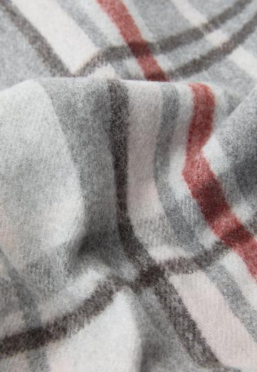 Checked scarf — Dark grey 3