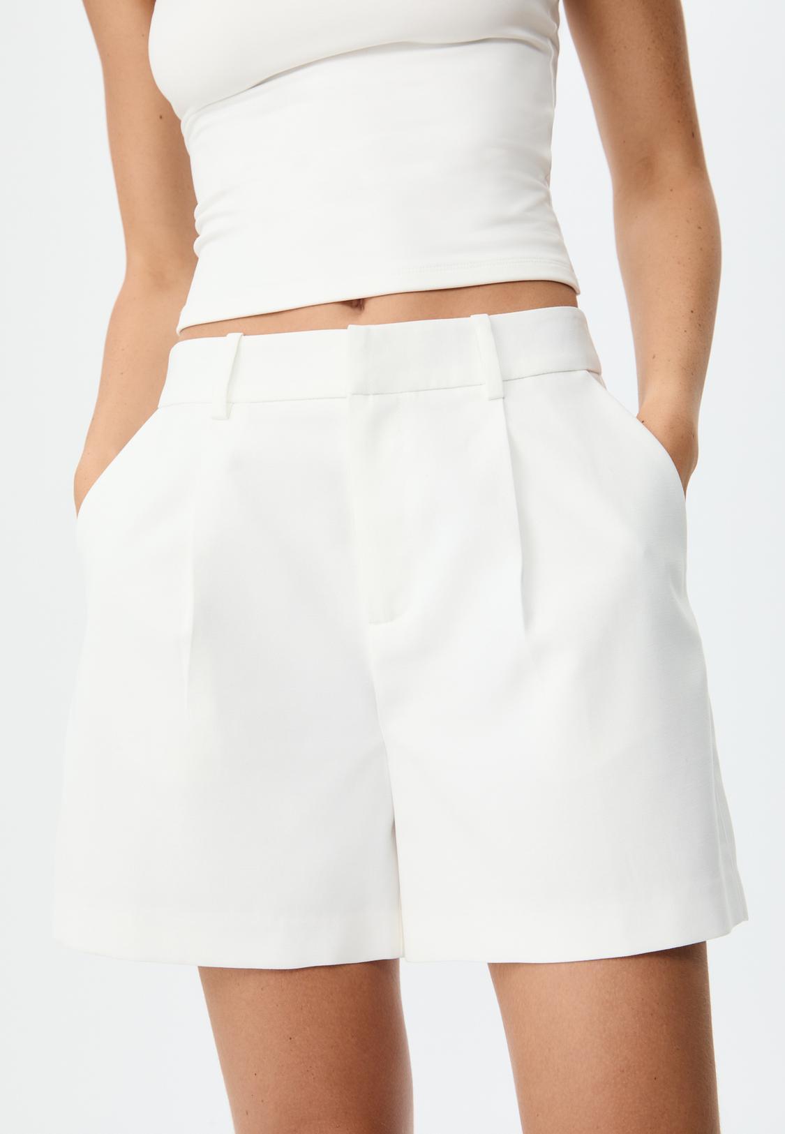 Falda Pantalón Stradivarius Mujer Pantalones Cortos Shorts Vestir