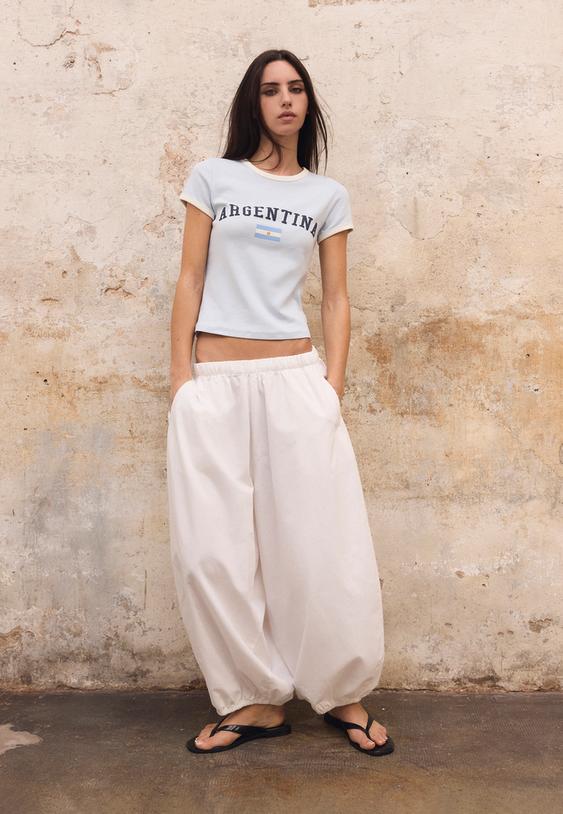 tshirt manches courtes imprime