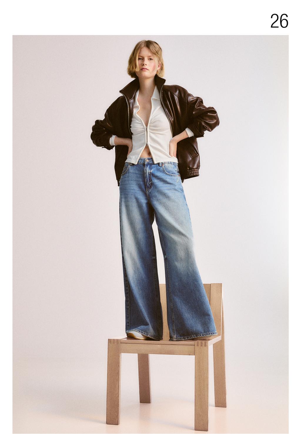 D99 loose wide leg jeans