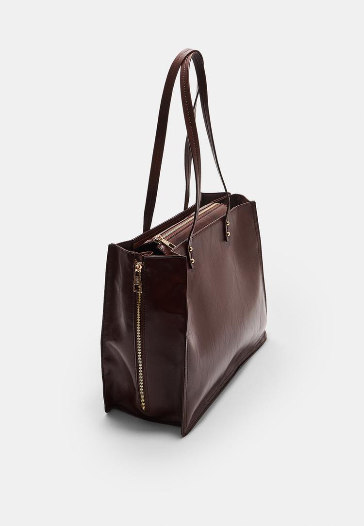sac cabas zippe sur le cote