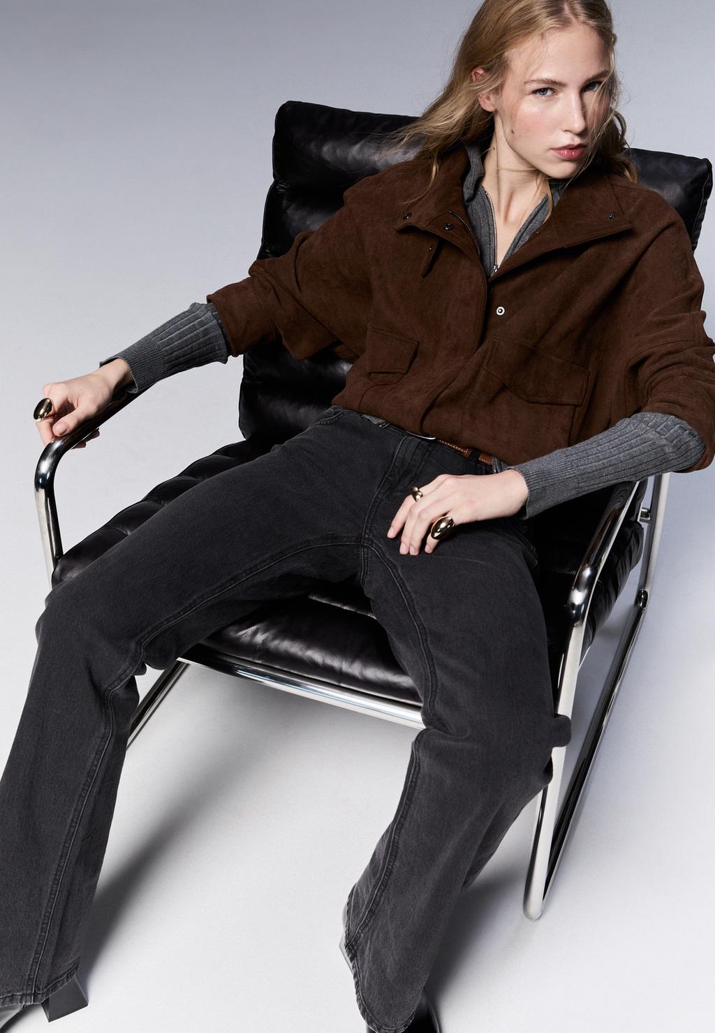 Джинси bootcut D68 з ременем