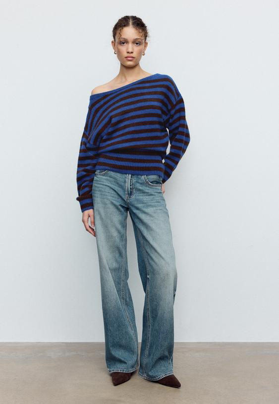 jersey punto cuello barca tacto suave