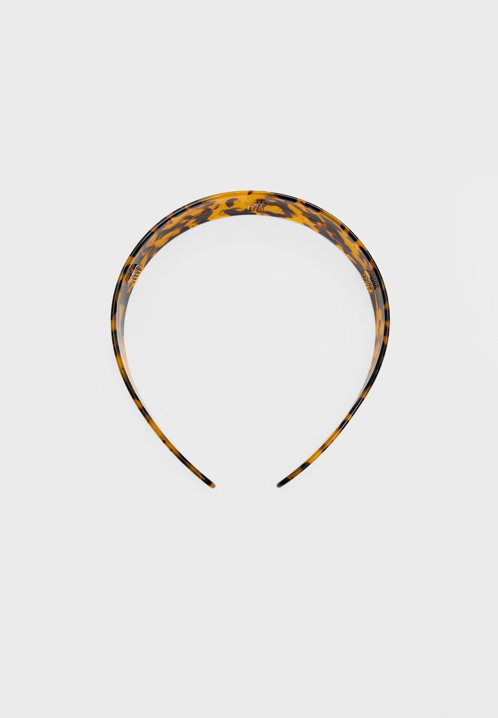 Tortoiseshell-effect headband