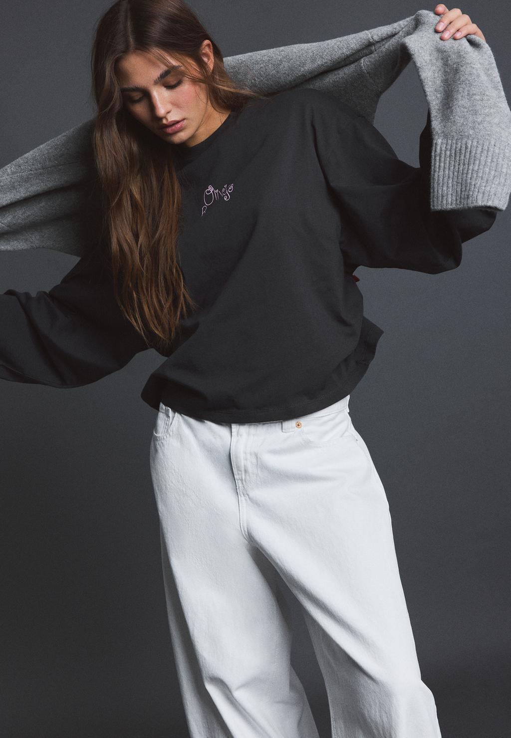 Olivia Rodrigo long sleeve oversize T-shirt