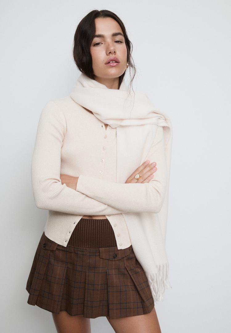 bufanda hilo cepillado