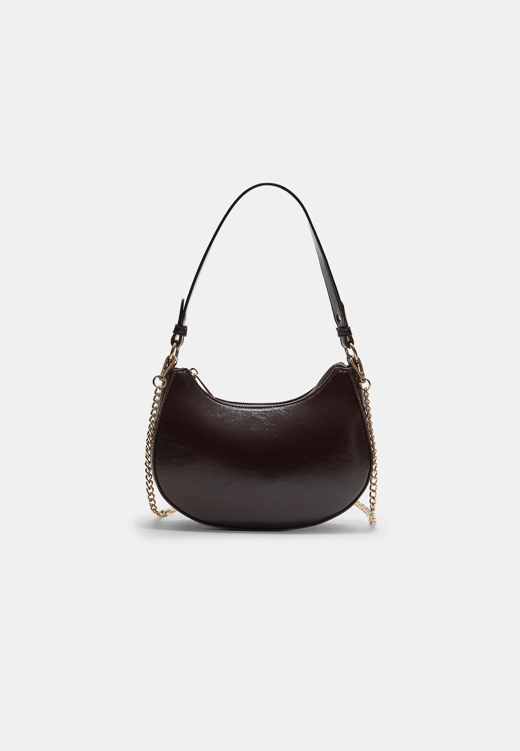 Sac porté épaule lune chaîne - Mode femme | Stradivarius France