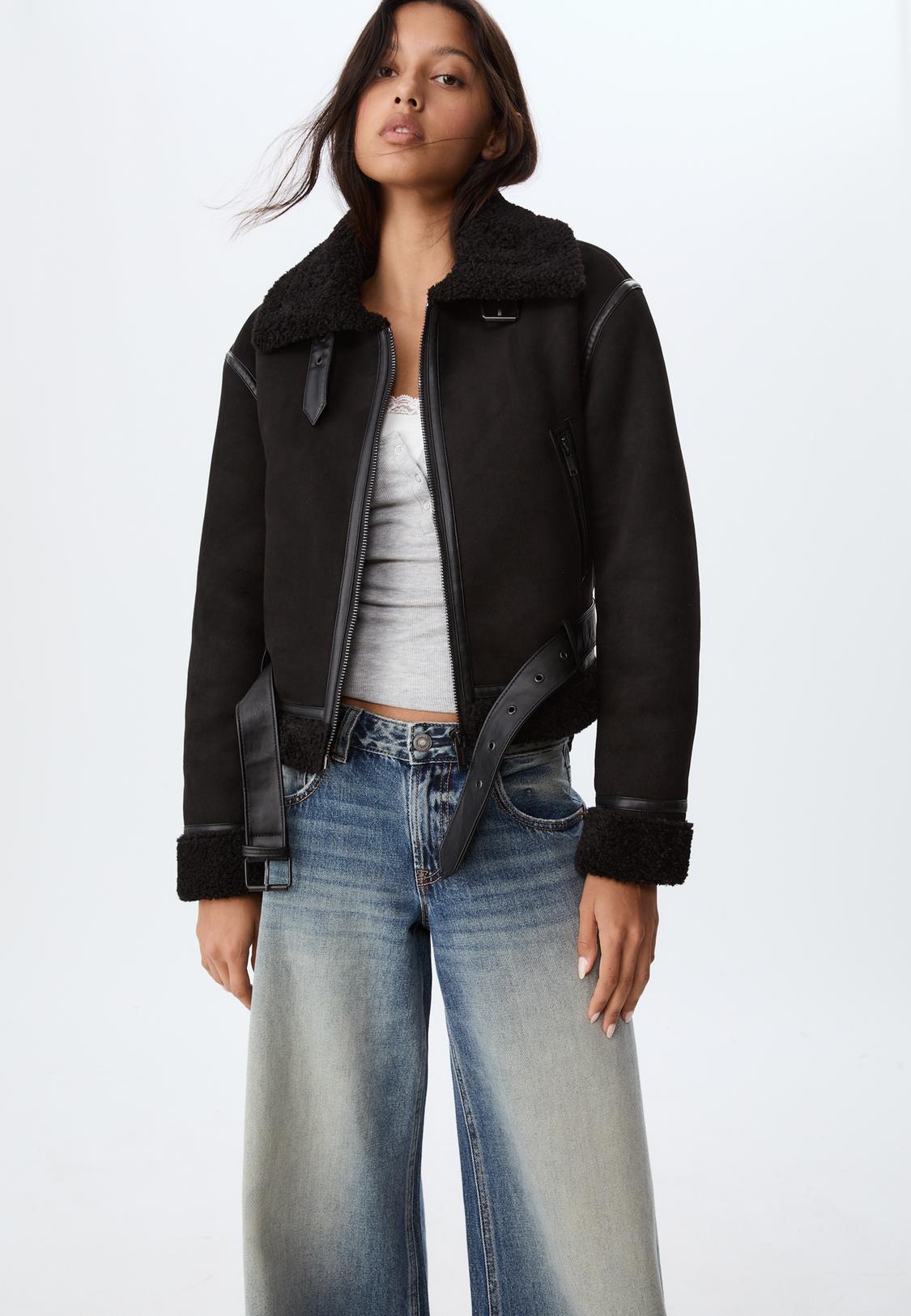 Veste Aviateur Stradivarius Veste Aviateur Stradivarius Veste