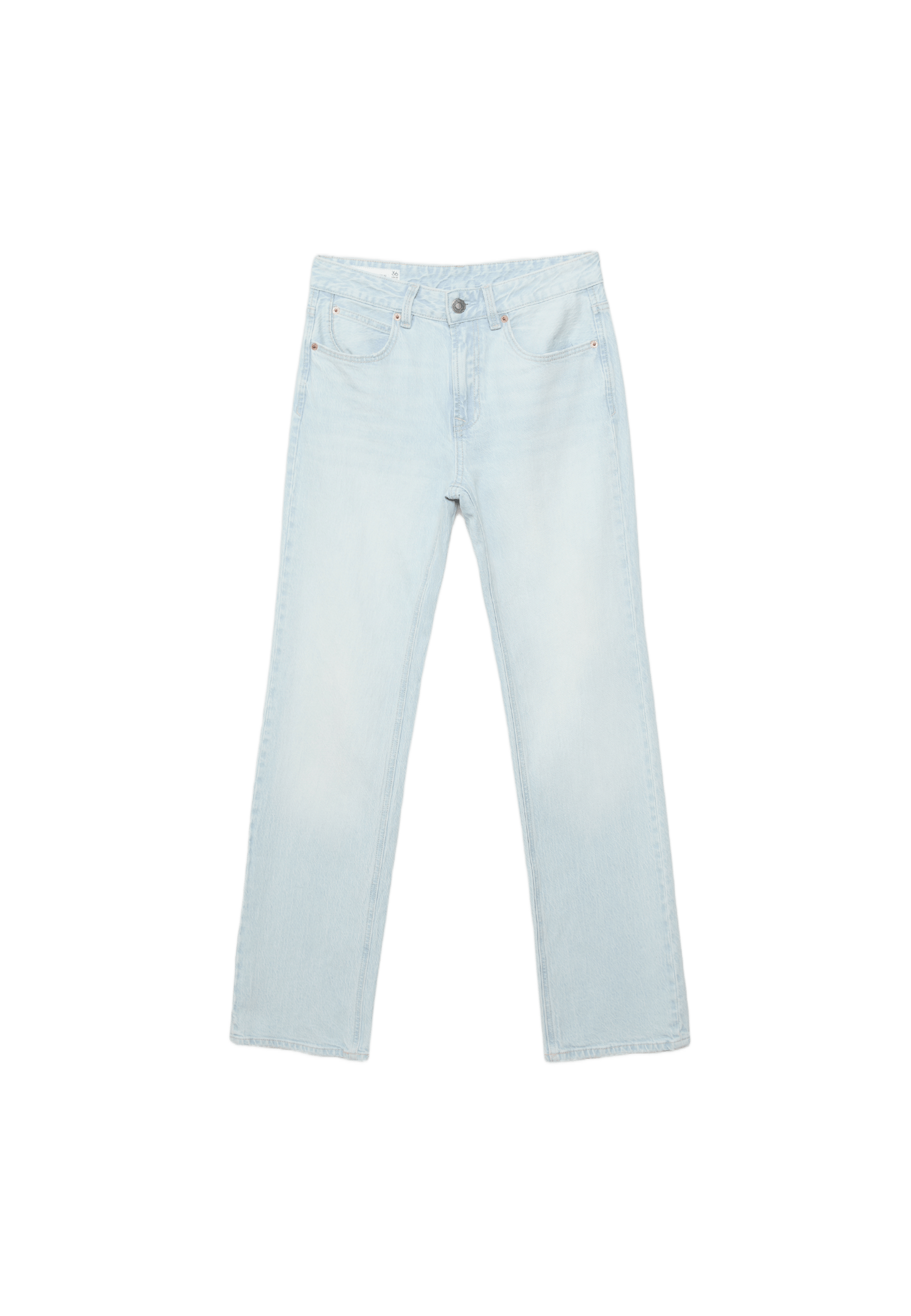 D98 vintage effect straight-leg jeans — LIGHT BLEACH