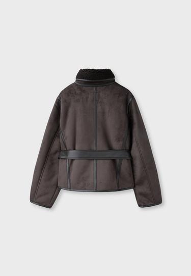Double-faced cross-over jacket — Brown 8