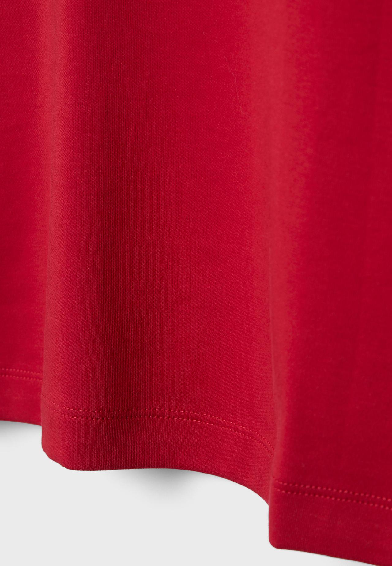 B01 Heavy weight regular fit basic T-shirt — Dark red