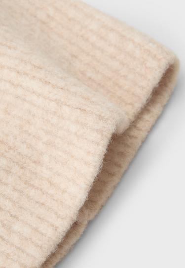Basic beanie without turn-up — Ecru 5