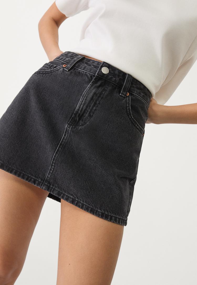 d60 falda mini denim