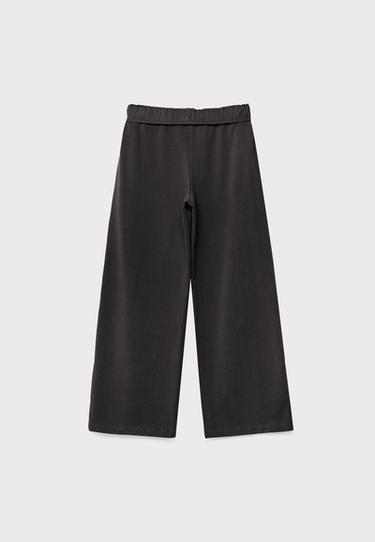 Washed-effect straight jogger trousers — Dark grey 8