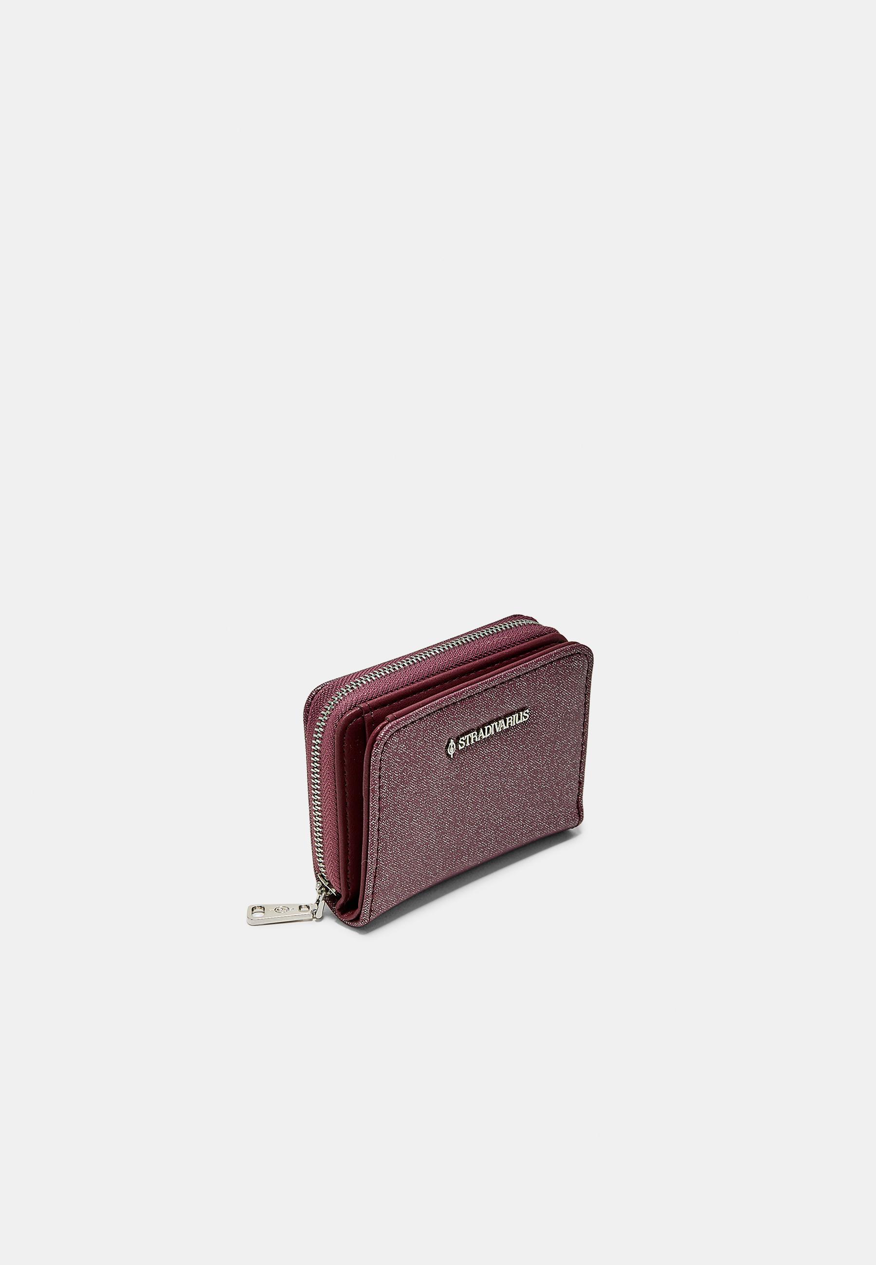 Shimmery rectangular purse — Burgundy