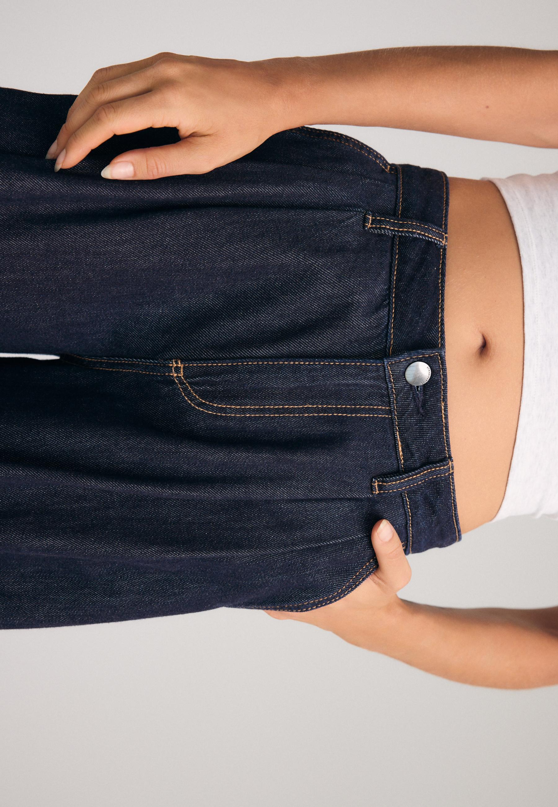 D72 Sarouel jeans — RINSE BLUE DENIM
