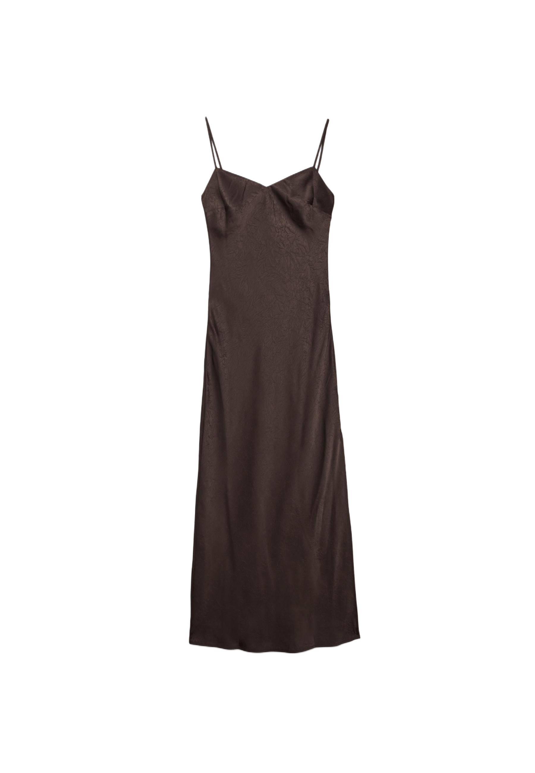 Satin midi dress