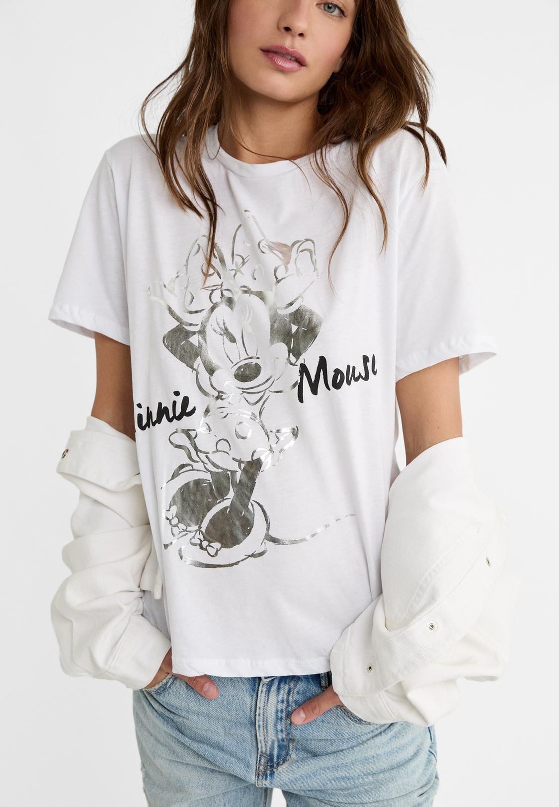 Blanca Stradivarius Sudadera Disney Stradivarius Disney Mickey